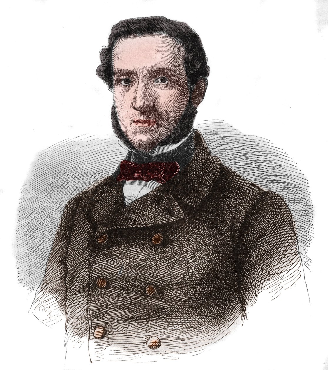 Portret van Edouard Drouyn de Lhuys (1805-1881) Franse diplomaat en politicus door Unknown artist