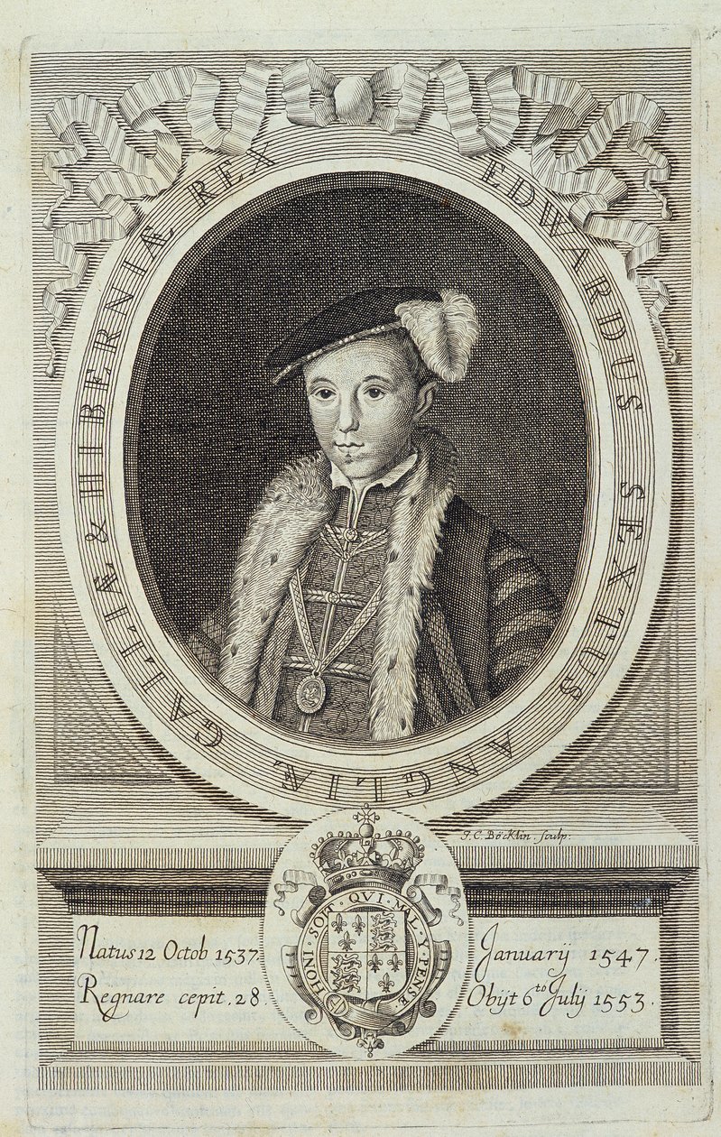 Portret van Edward VI in 