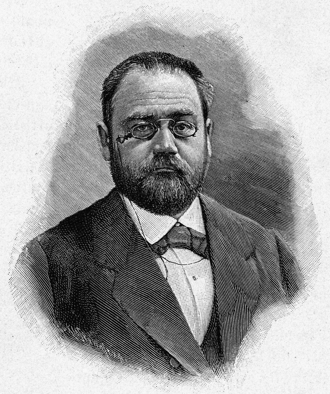 Portret van Emile Zola door Unknown artist