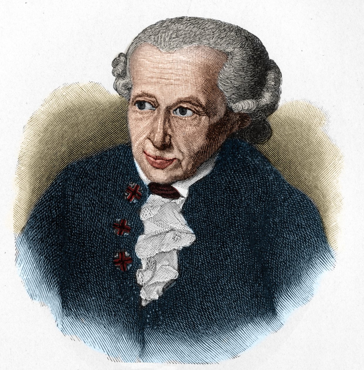 Portret van Immanuel Kant. door Unknown artist