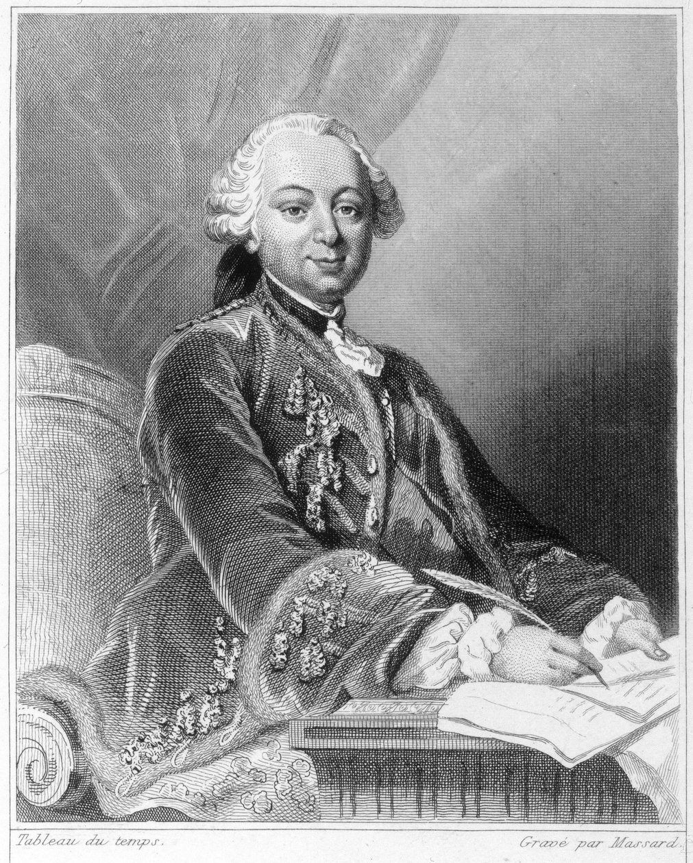Portret van Etienne François, hertog van Choiseul (1719 - 1785), Franse politicus - in 