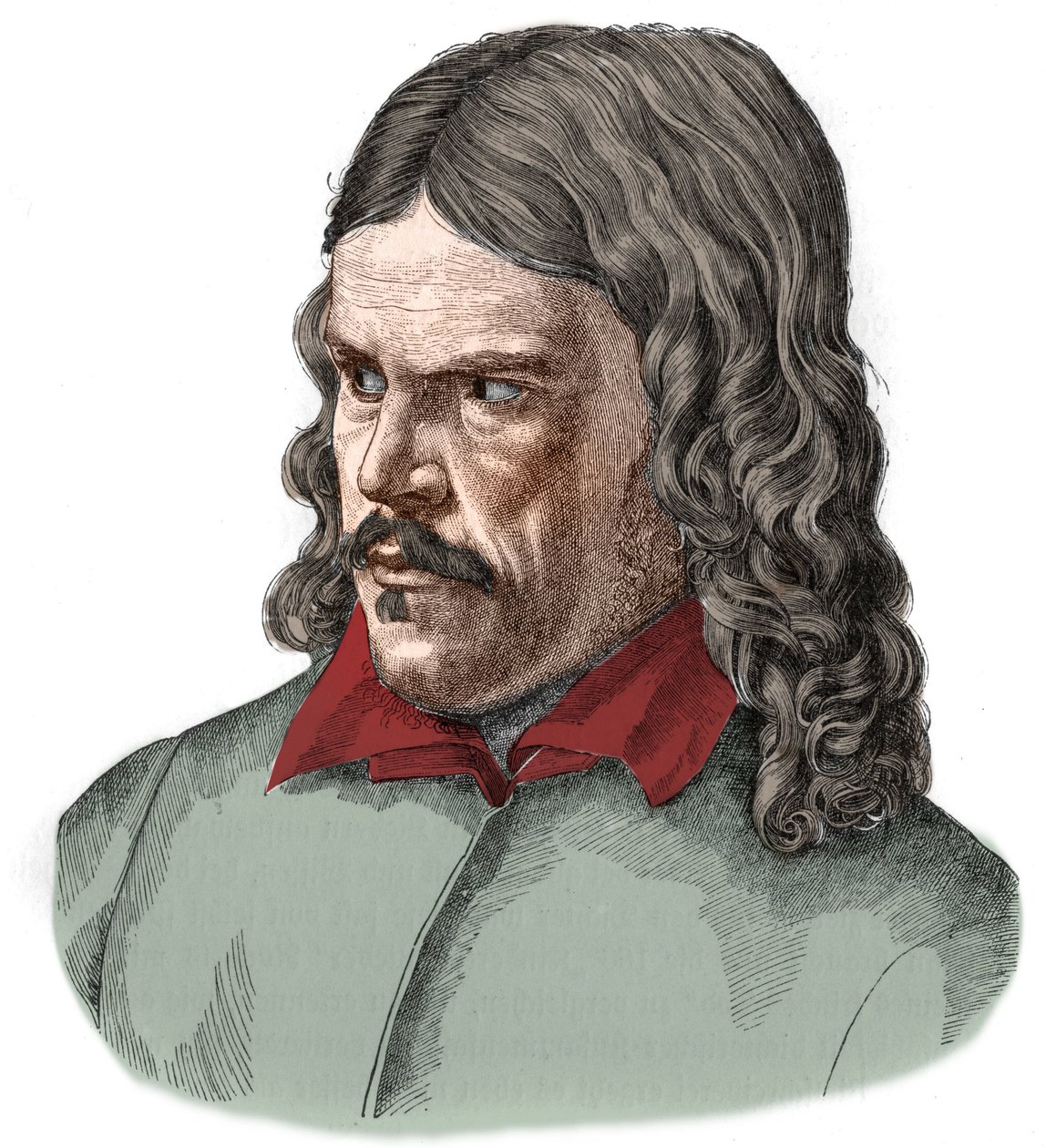 Portret van Friedrich Ruckert, dichter en Duitse oriëntalist vertaler (1788-1866) door Unknown artist
