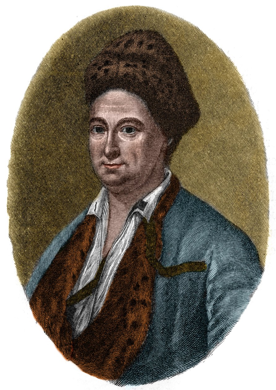 Portret van Friedrich von Hagedorn door Unknown artist