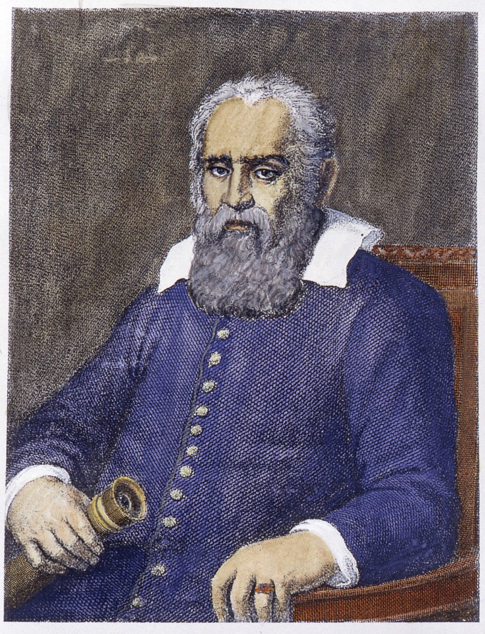 Portret van Galileo Galilei (1564 - 1642) door Unknown artist