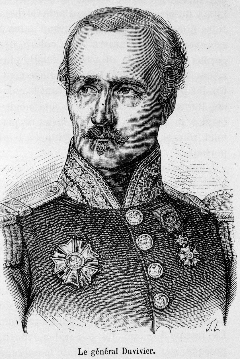 Portret van generaal Franciade Fleurus Duvivier (1794-1848) door Unknown artist