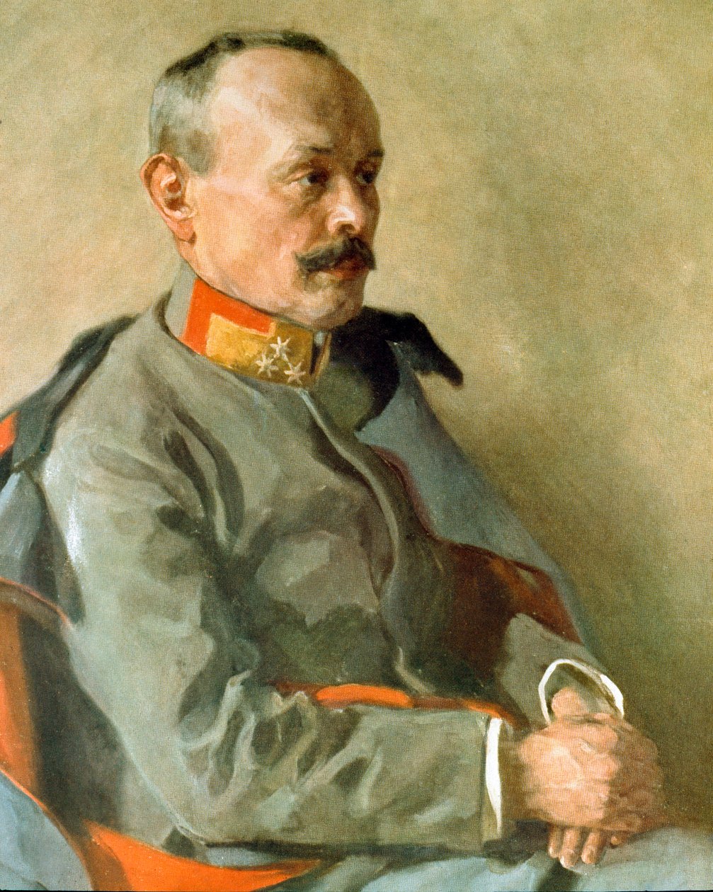 Portret van generaal Svetozar Boroevic von Bojna, Oostenrijkse stafchef (schilderij) door Unknown Artist