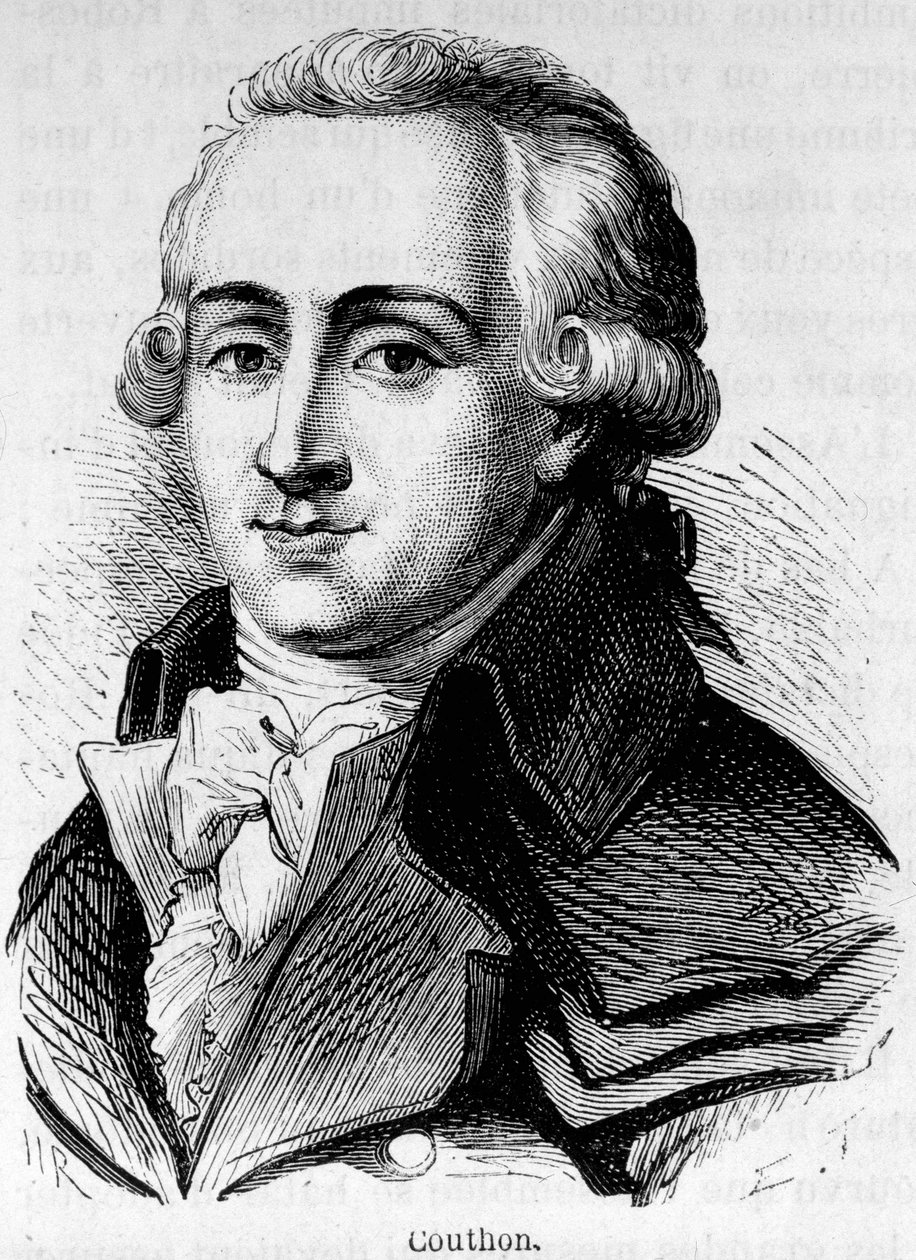 Portret van Georges Couthon (1755-1794), Franse politicus door Unknown artist
