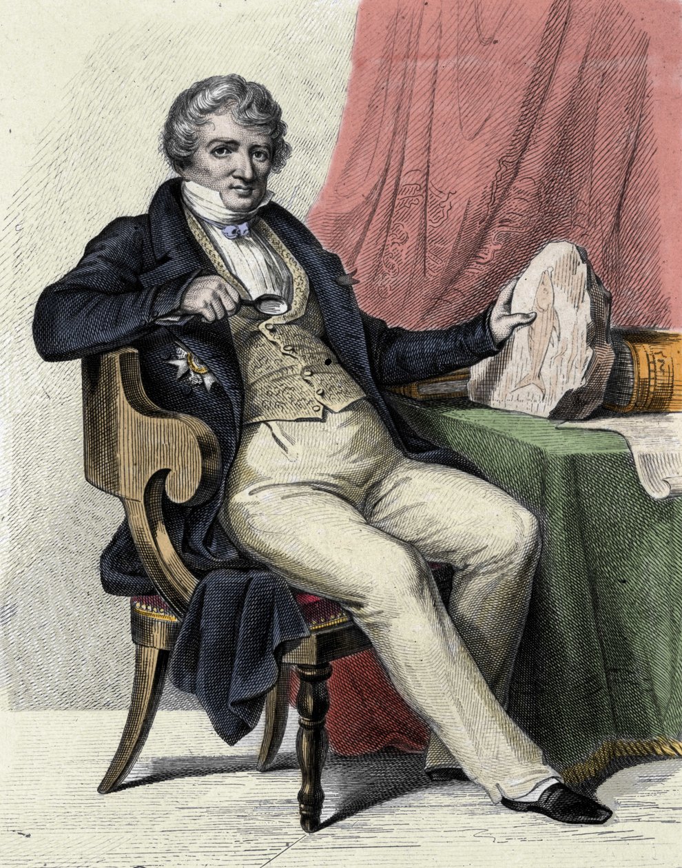 Portret van Georges Cuvier door Unknown artist
