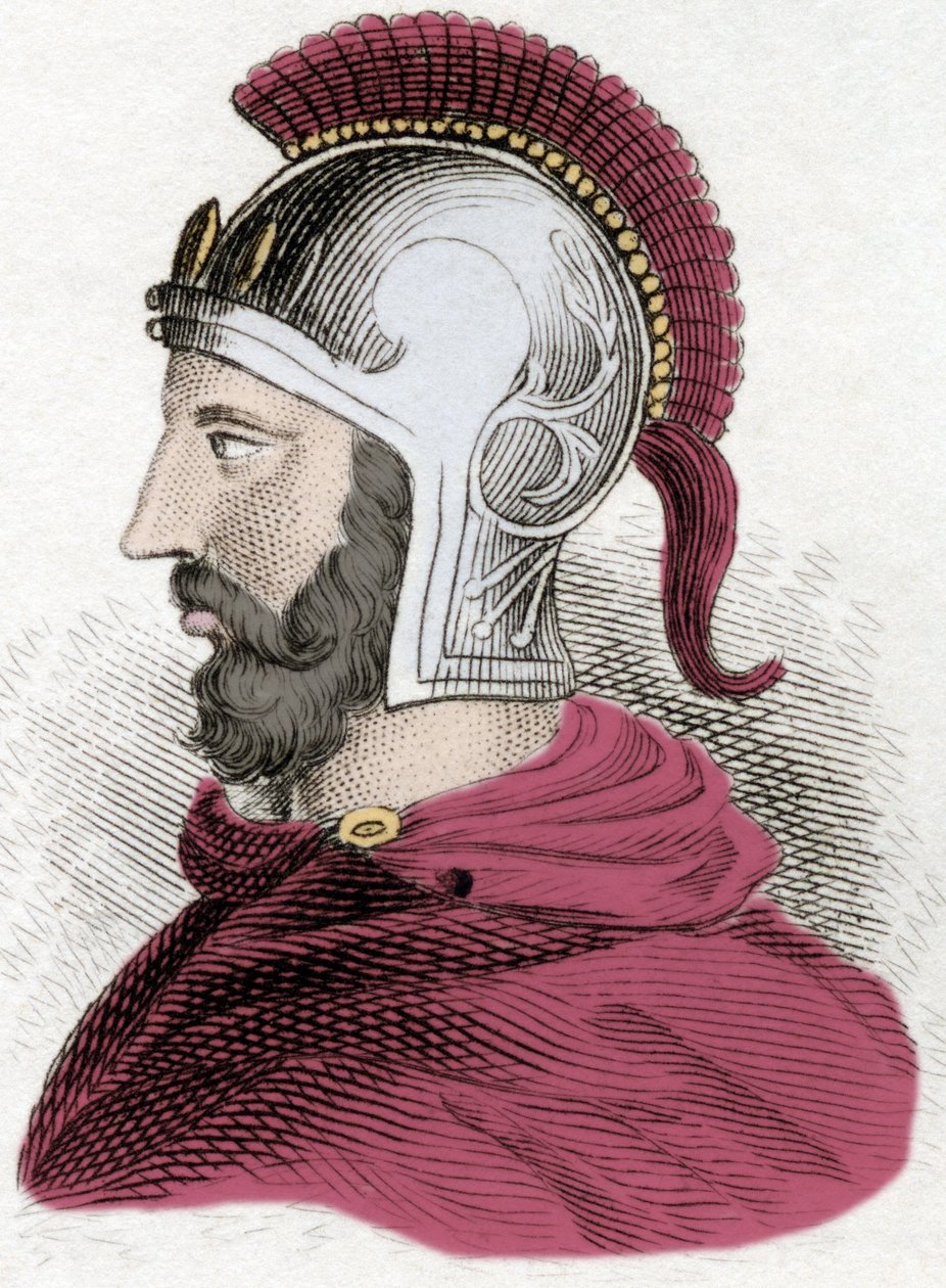 Portret van Hannibal of Annibal Barca (ca. 247-183 v.Chr.), Carthaagse generaal en staatsman. door Unknown artist