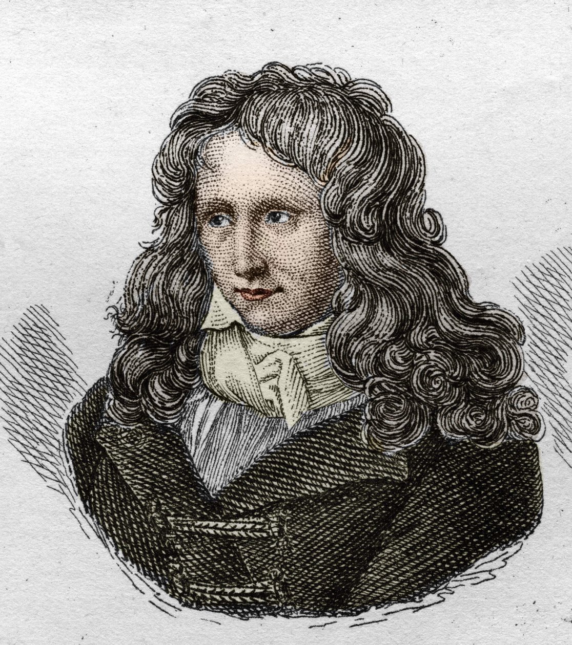 Portret van Henri Bernardin de Saint Pierre (1737-1814), Franse schrijver. Gravure uit 1835. door Unknown artist