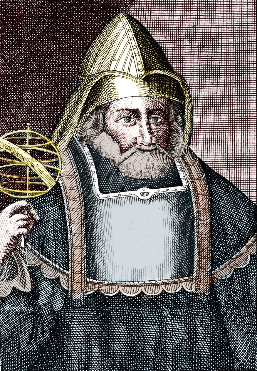 Portret van Hermes Trimegiste (Trismegistus). door Unknown artist