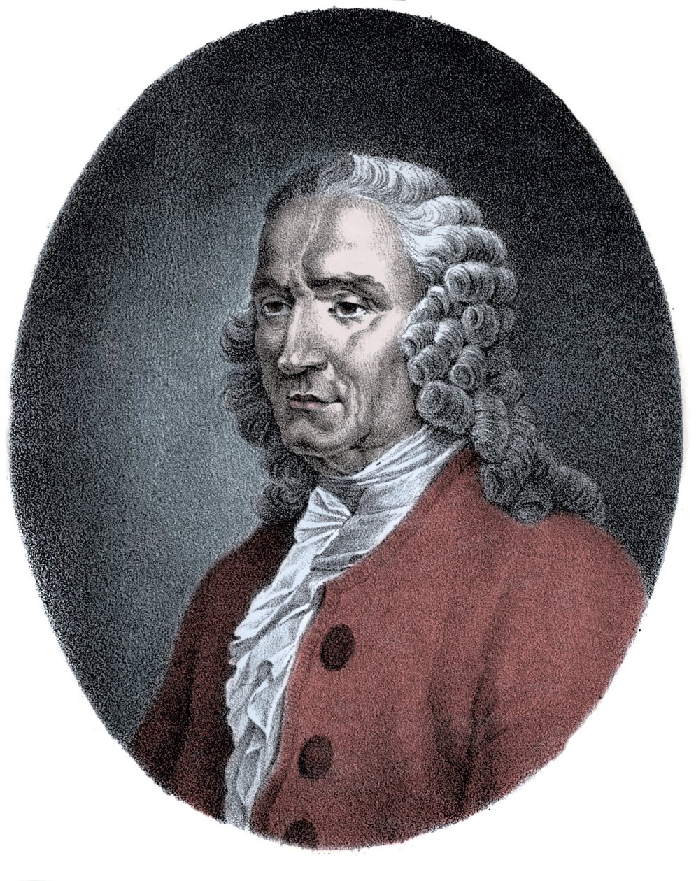 Portret van Jean-Philippe Rameau (1683-1764), Franse componist door Unknown artist