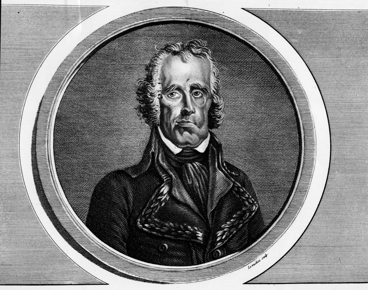 Portret van Jean Nicolas Houchard, Franse generaal door Unknown artist