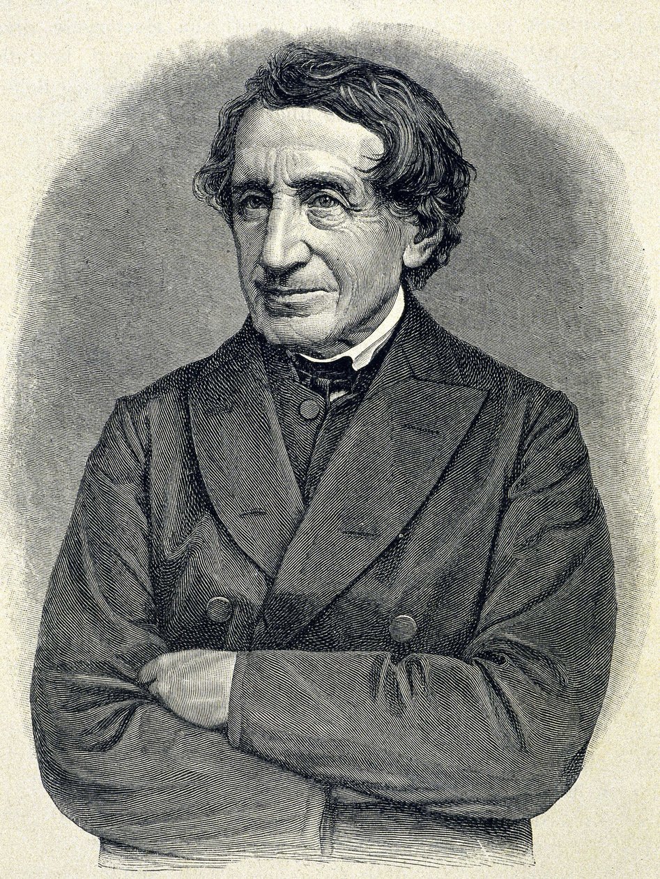 Portret van Johann Joseph Ignaz von Dollinger (1799 - 1890), Duitse priester en professor kerkgeschiedenis door Unknown artist