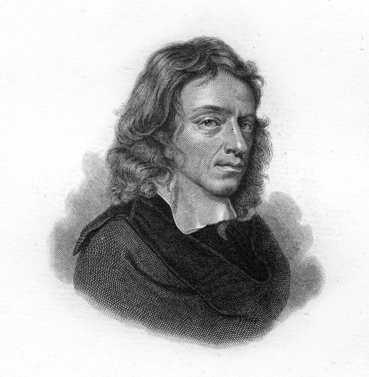 Portret van John Milton, Engelse dichter en essayist (1608 - 1674) door Unknown artist