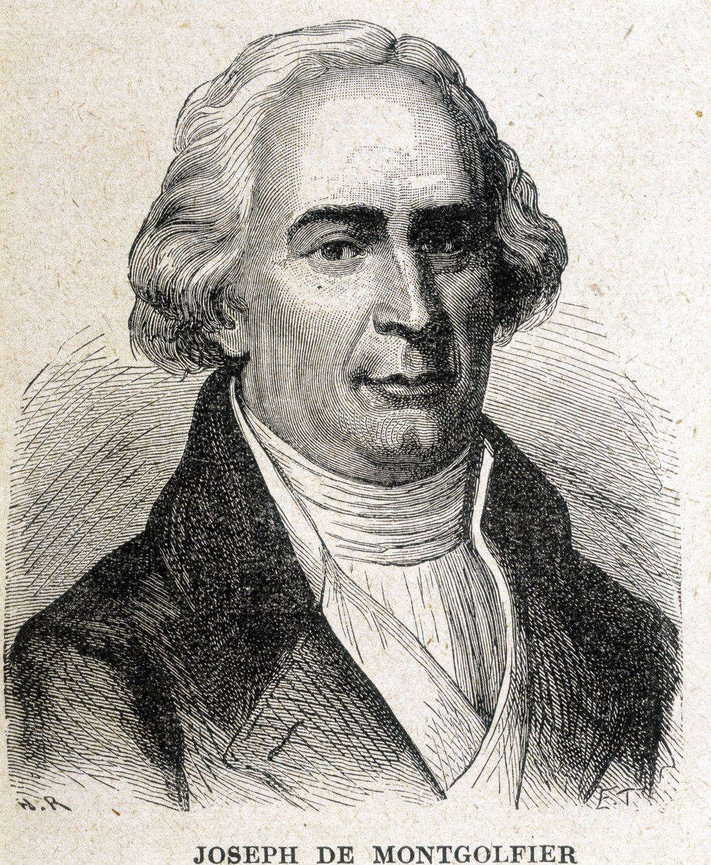 Portret van Joseph de Montgolfier (1740 - 1810). door Unknown artist