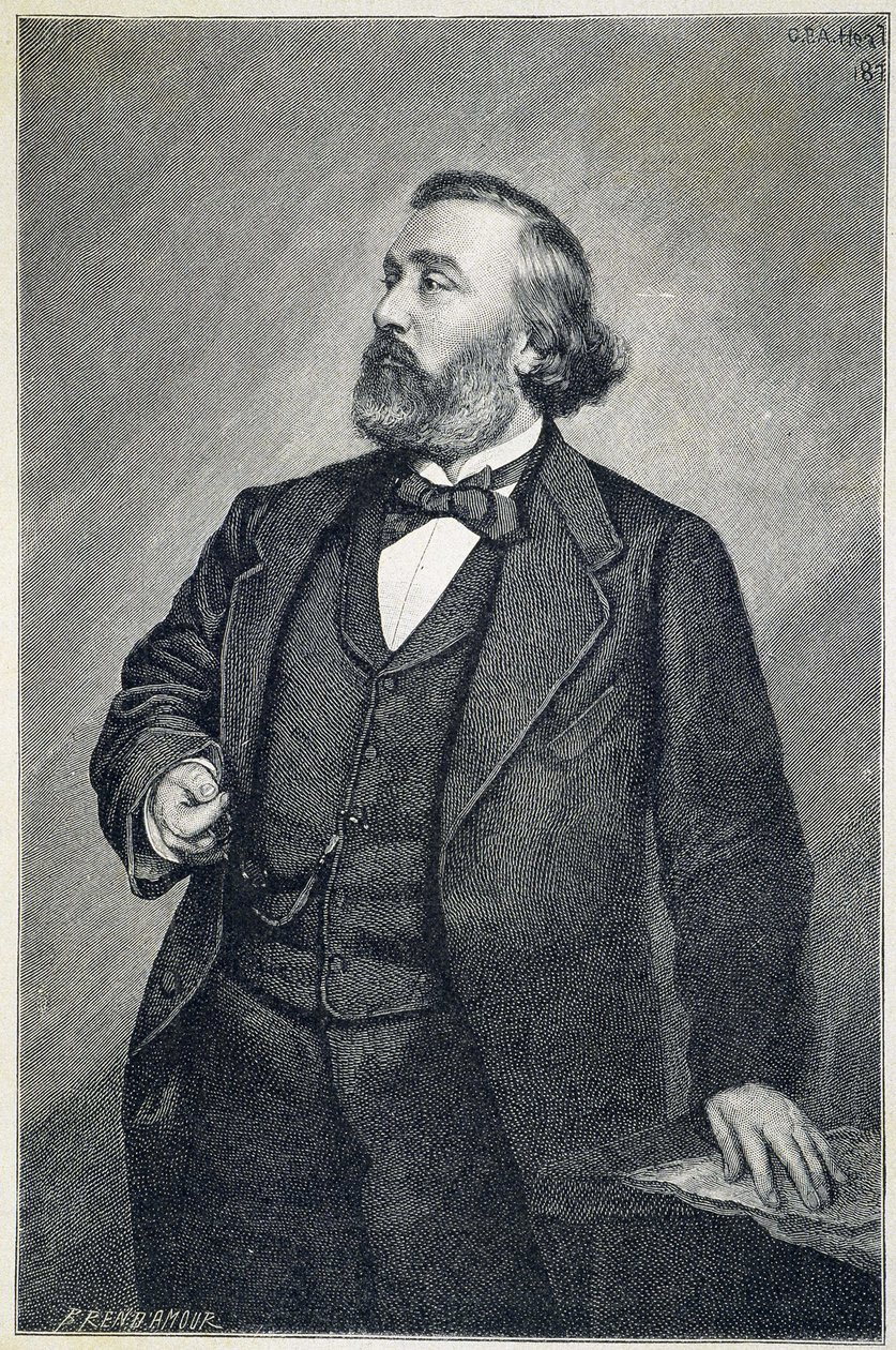 Portret van Leon Gambetta door Unknown artist