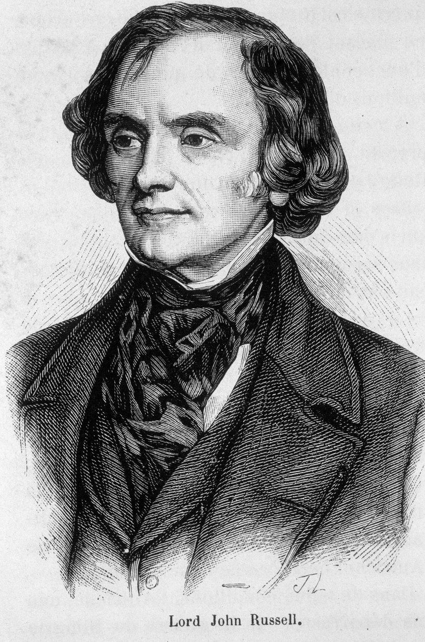 Portret van Lord John Russel door Unknown artist