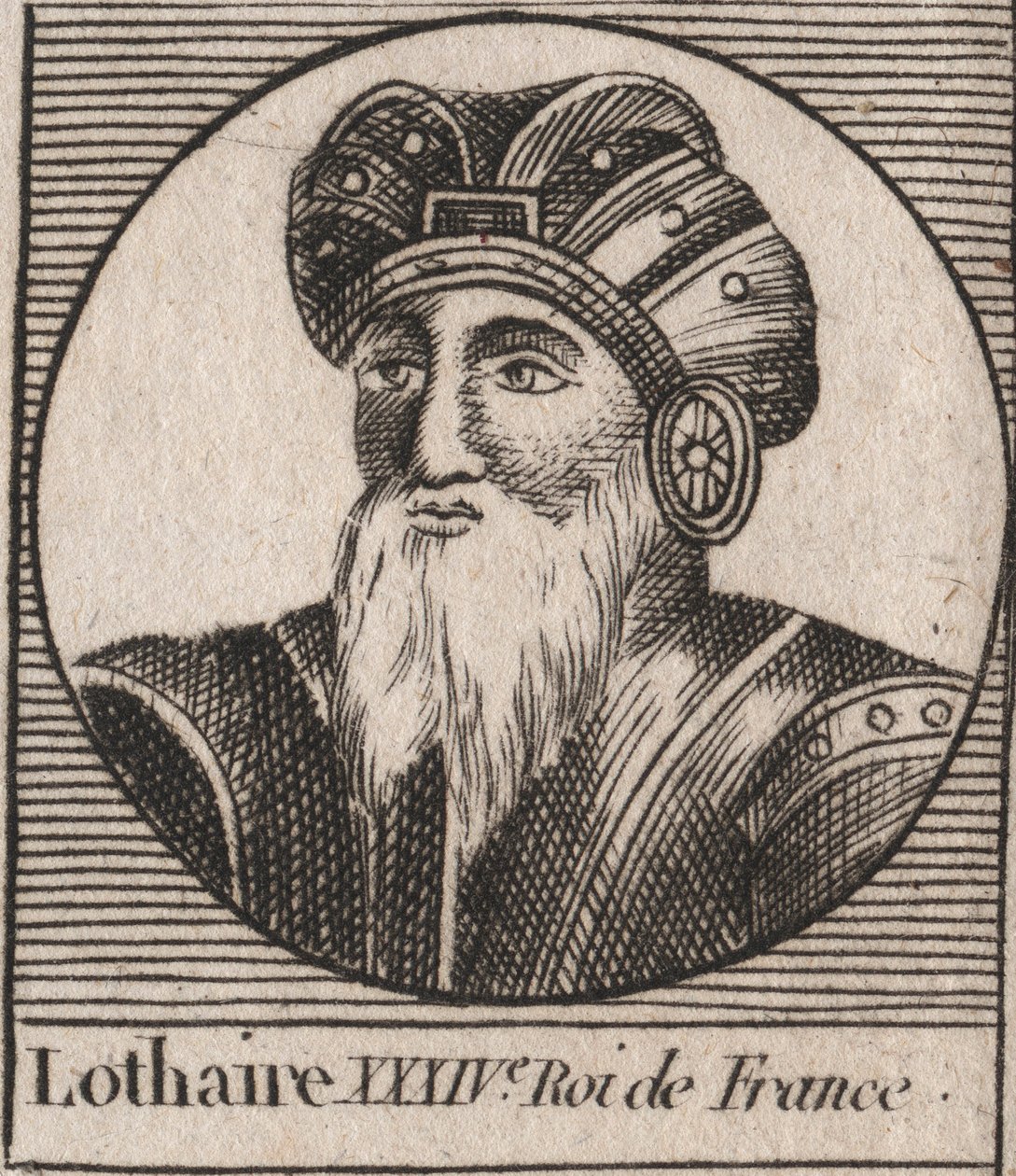 Portret van Lotharius door Unknown artist