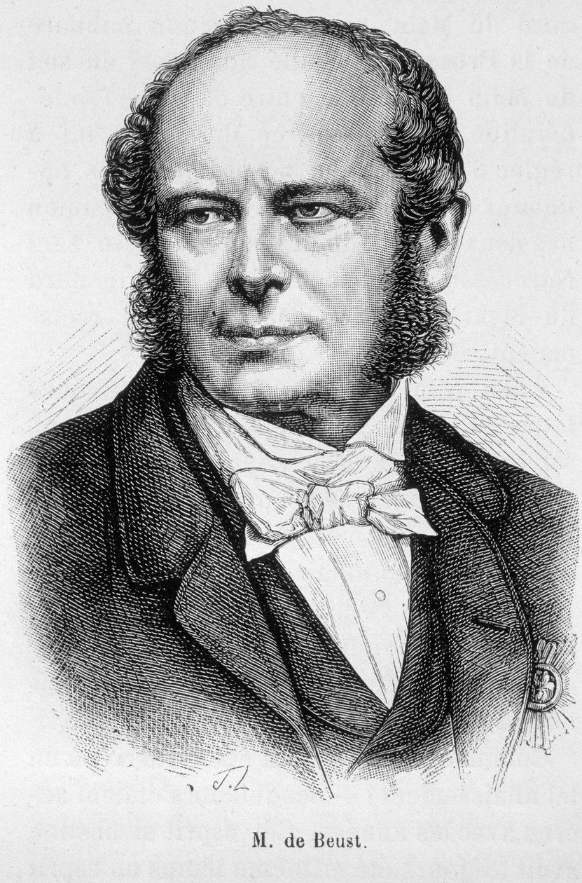 Portret van M. de Beust door Unknown artist