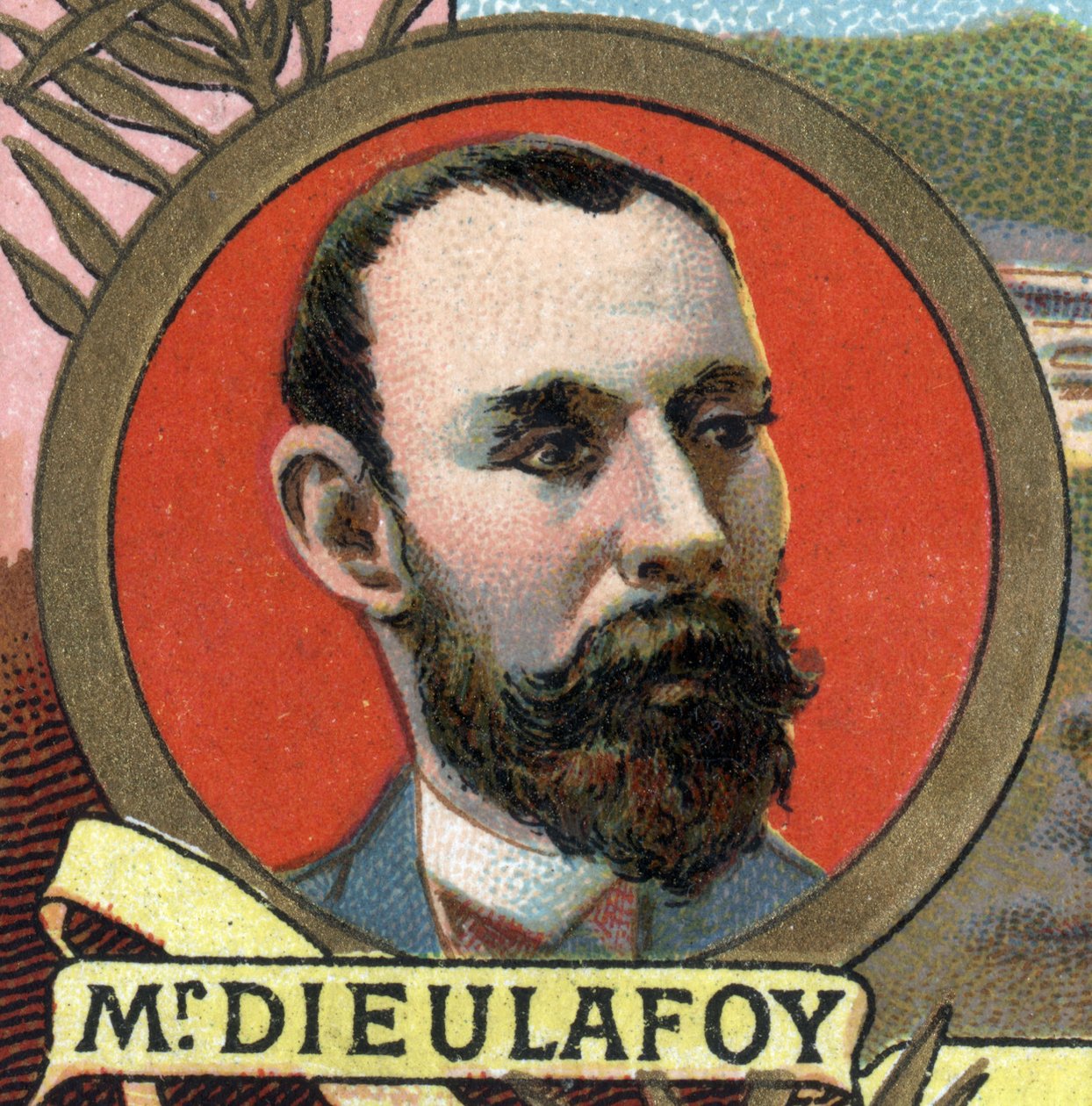 Portret van Marcel Auguste Dieulafoy door Unknown artist