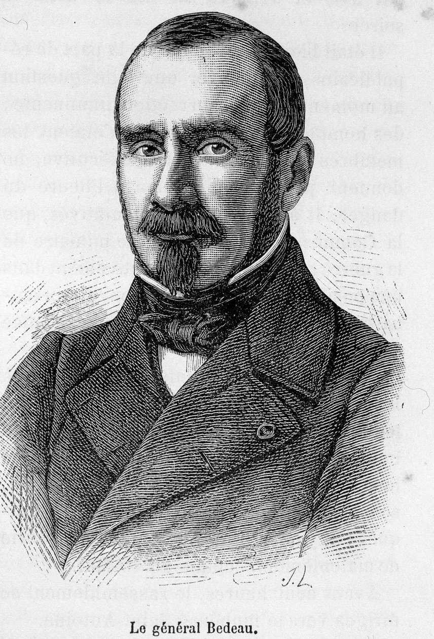 Portret van Marie Alphonse Bedeau, Franse generaal (1804 - 1863) door Unknown artist