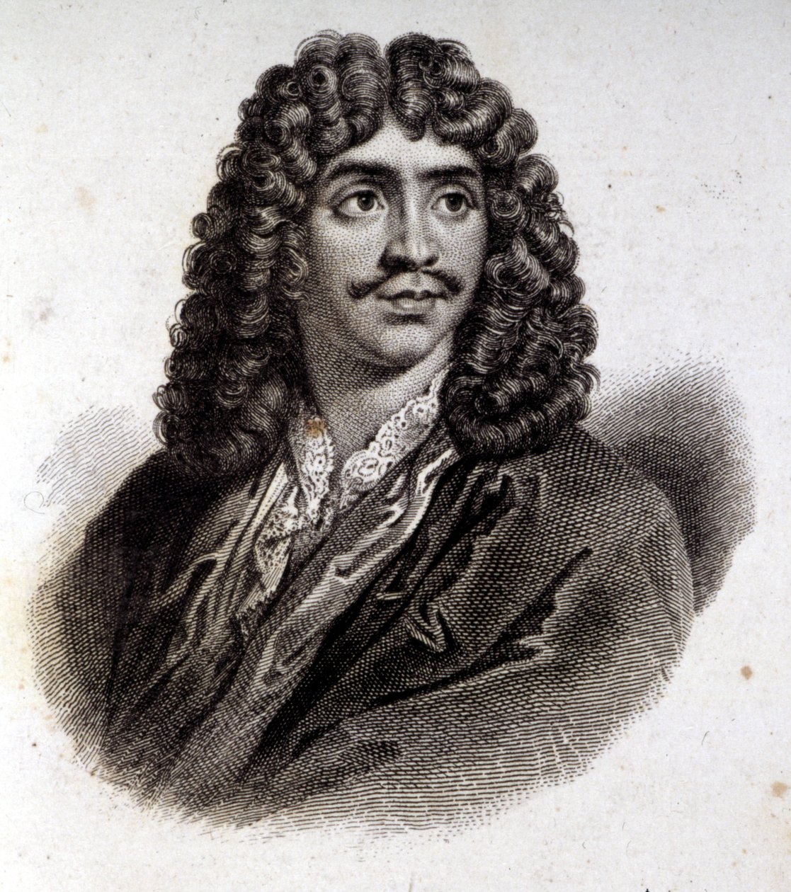 Portret van Molière, gravure uit de 19e eeuw door Unknown artist