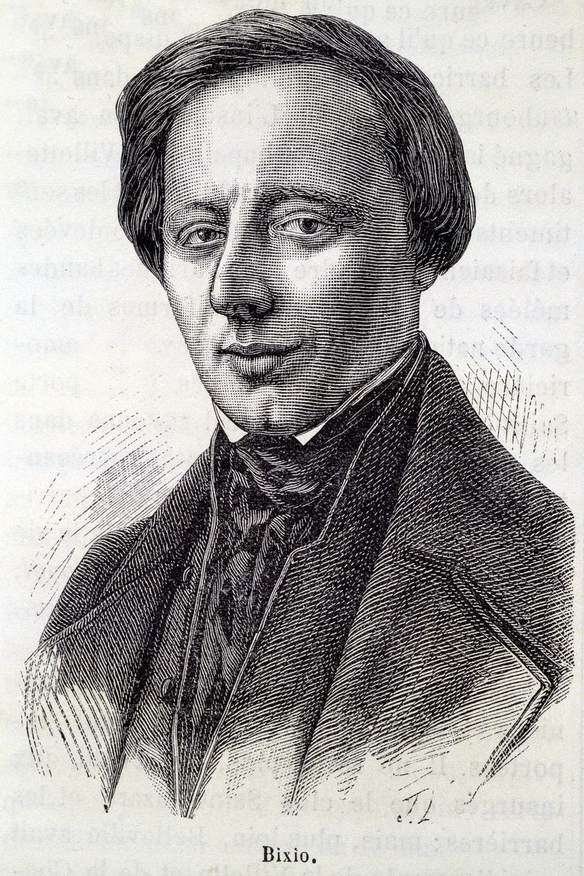 Portret van Nino Bixio (1821-1873), Italiaanse militair en politicus door Unknown artist