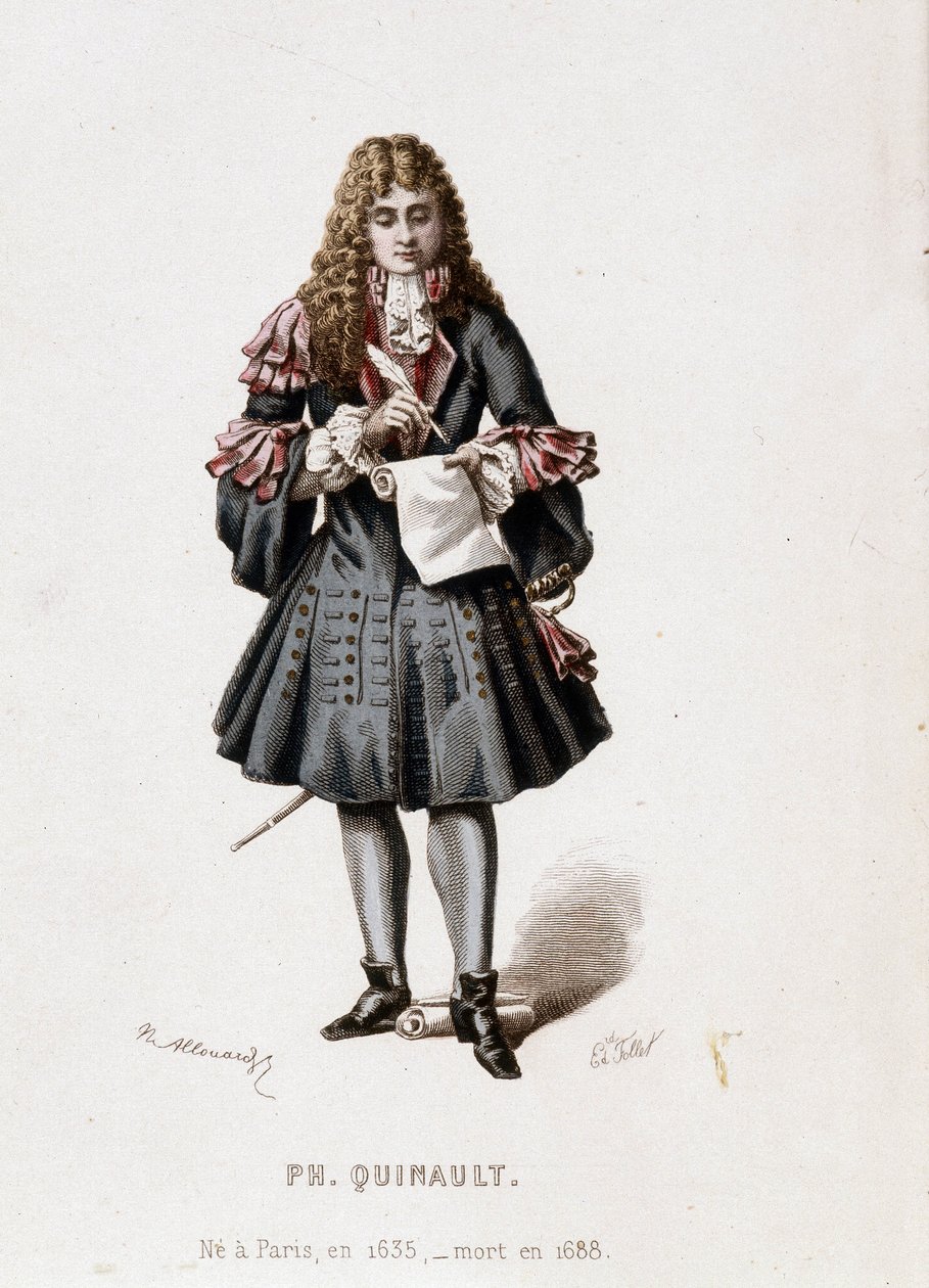 Portret van Philippe Quinault door Unknown artist
