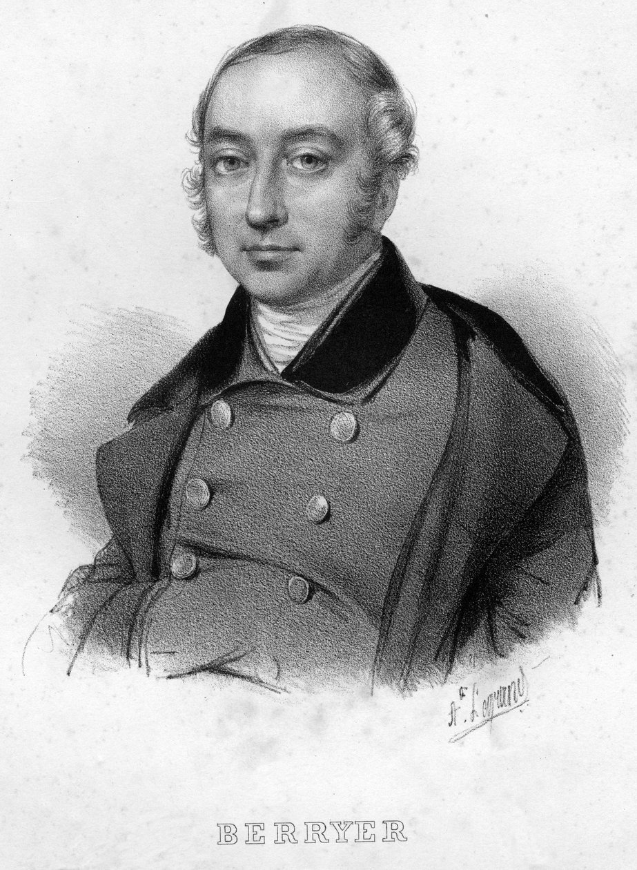 Portret van Pierre Antoine Berryer (1790-1868), Franse advocaat en politicus door Unknown artist