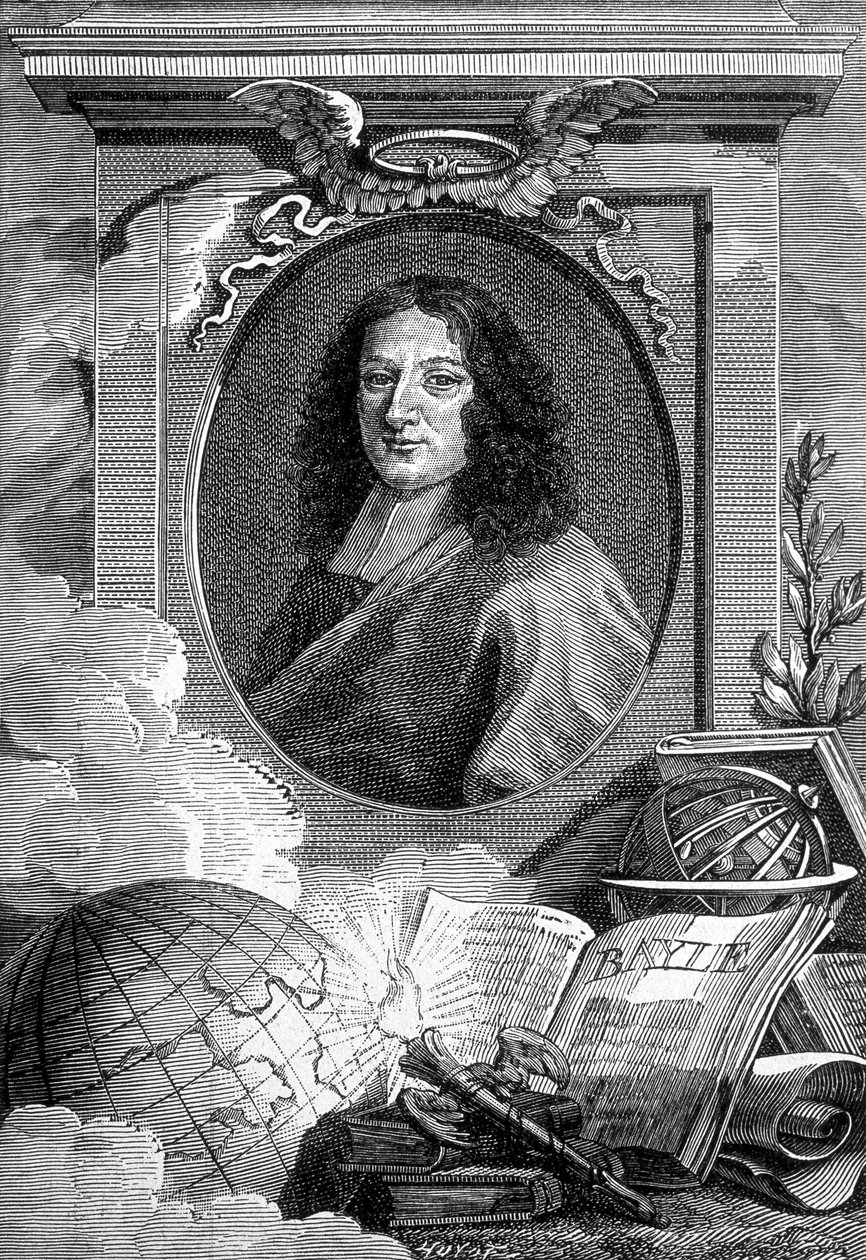 Portret van Pierre Bayle (1647-1706) Franse schrijver en filosoof door Unknown artist