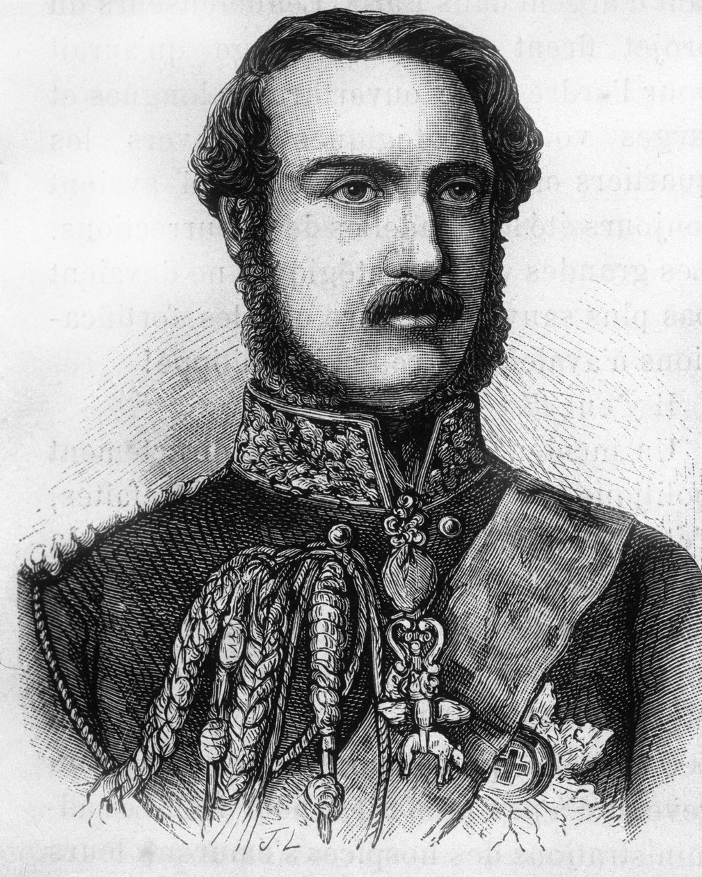 Portret van Prins Albert, Prins van Engeland en Ierland (1819-1861). door Unknown artist