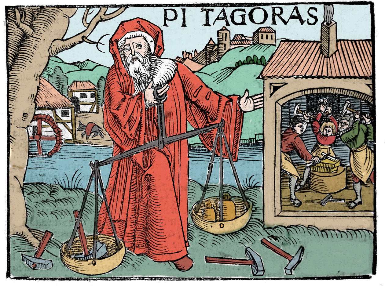 Portret van Pythagoras - Pagina uit 