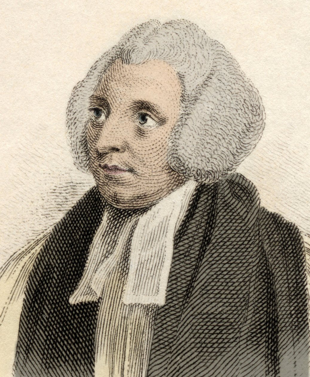 Portret van Robert Lowth (1710-1787), Engelse bisschop, taalkundige en professor in poëzie aan de Universiteit van Oxford. Gravure uit de 19e eeuw door Unknown artist