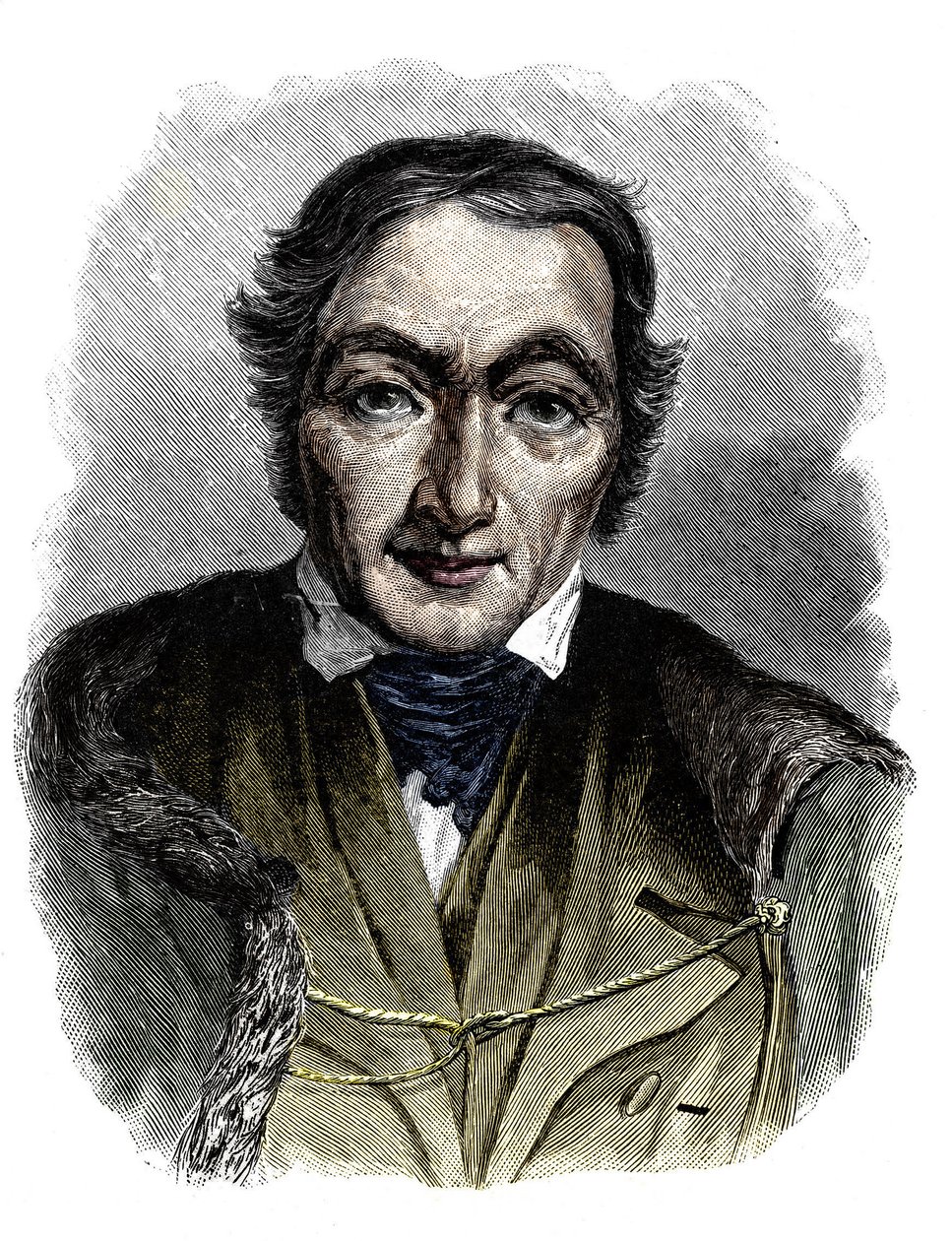 Portret van Robert Owen (1771-1858), Britse filantroop en socialist door Unknown artist