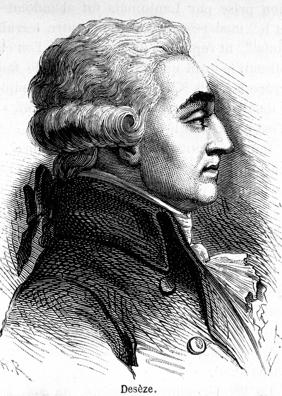 Portret van Romain Deseze of De Seze (1748-1828), advocaat van Lodewijk XVI tijdens zijn proces door Unknown artist
