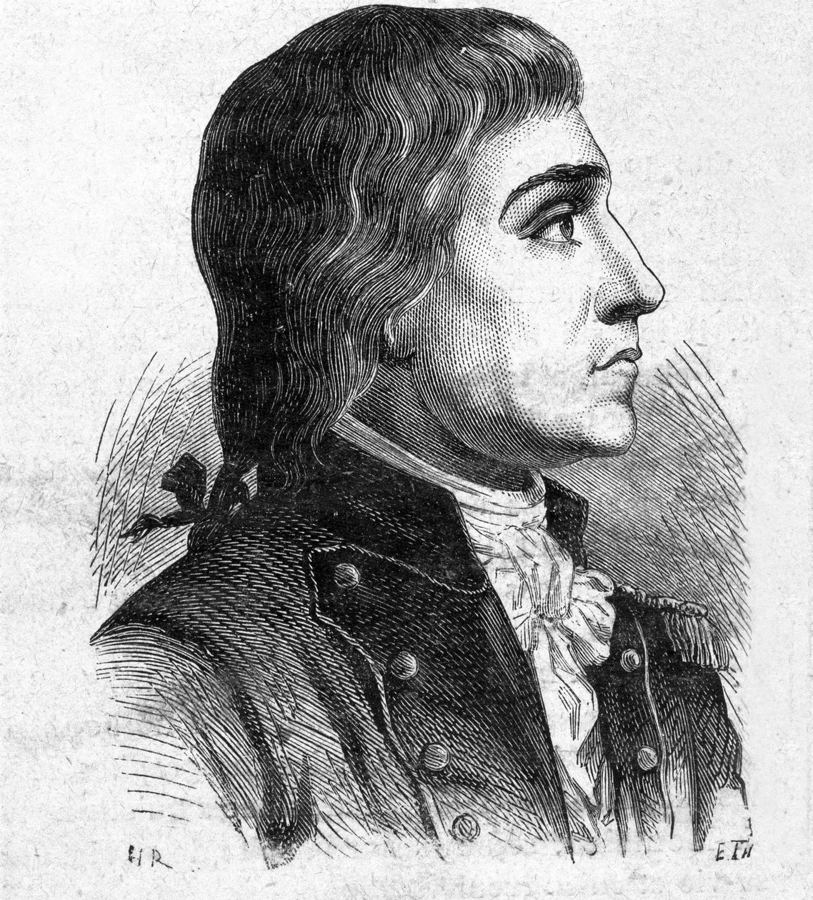 Portret van Rouget de Lisle (Rouget de L