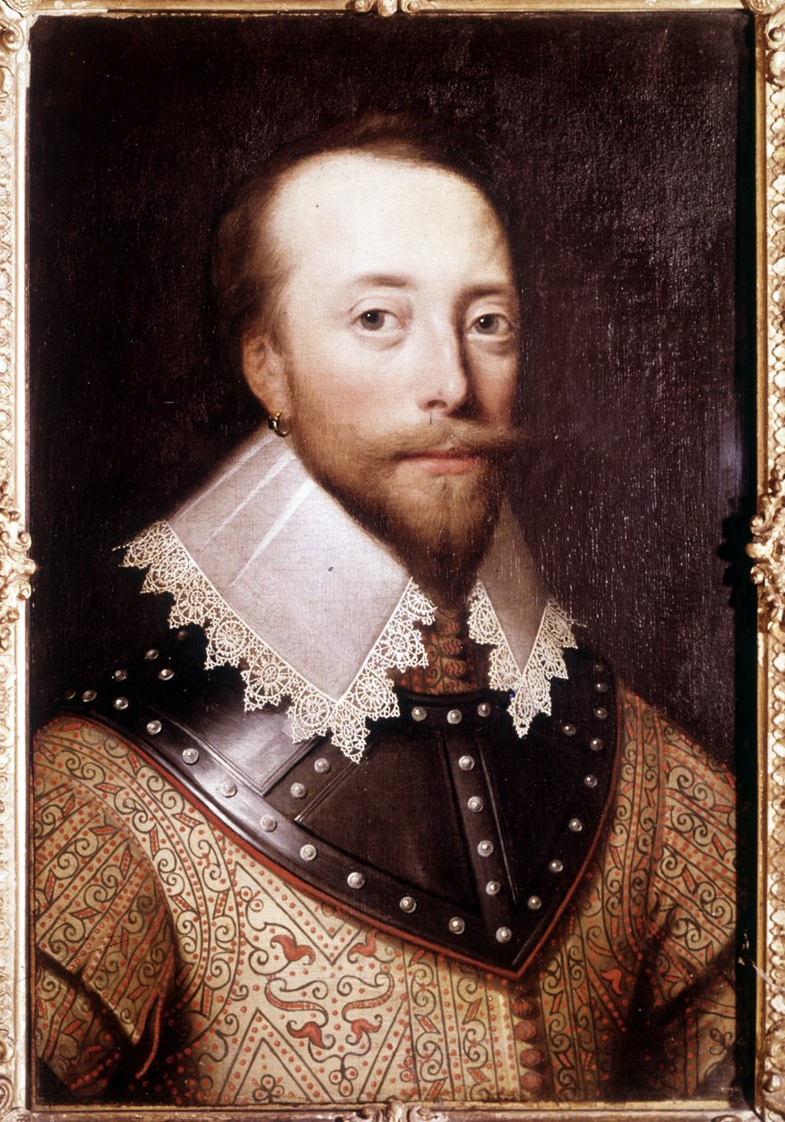 Portret van Sir Martin Frobisher (1535-1594), Engelse navigator. door Unknown artist