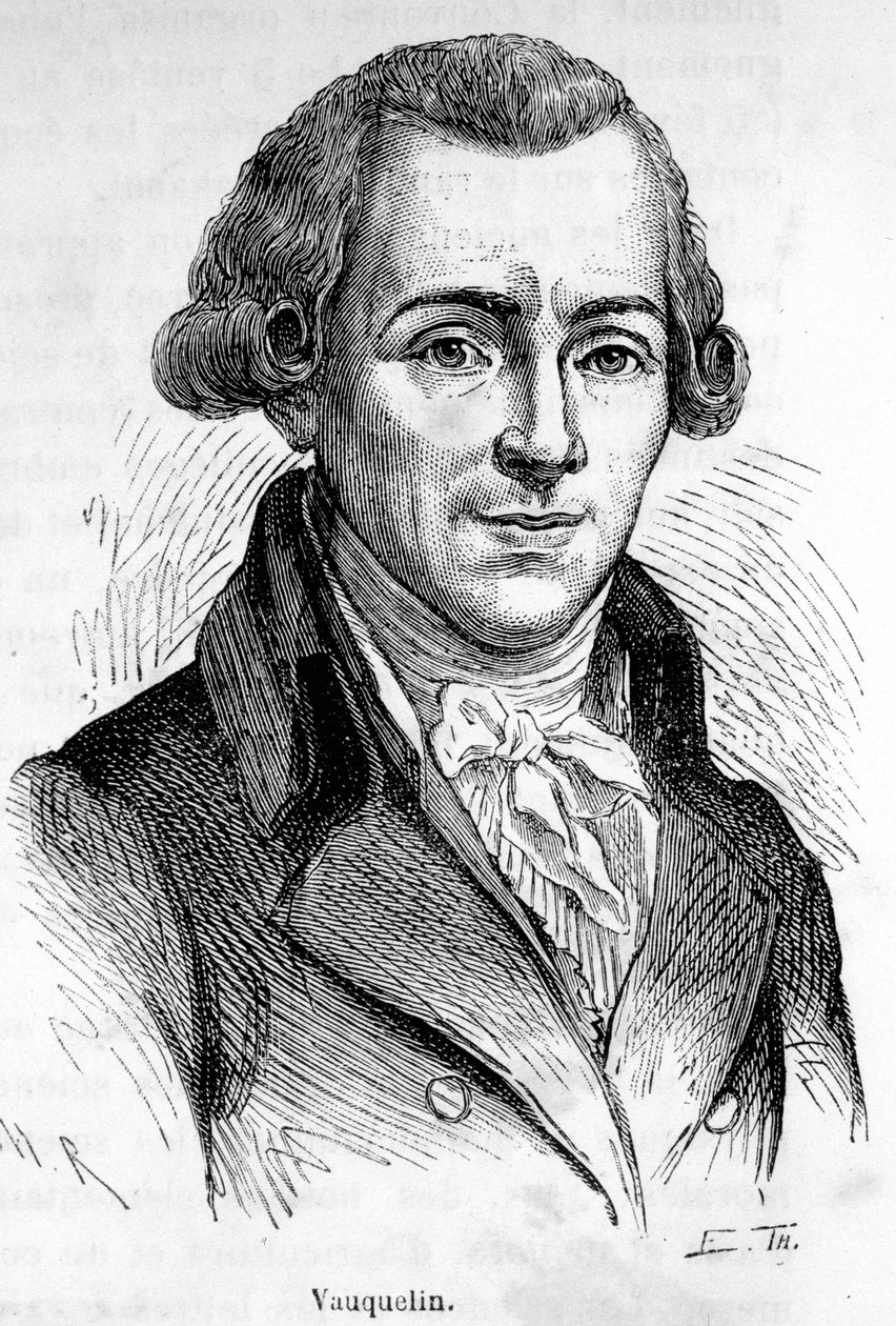 Portret van Vauquelin, Franse chemicus (1763-1829). door Unknown artist