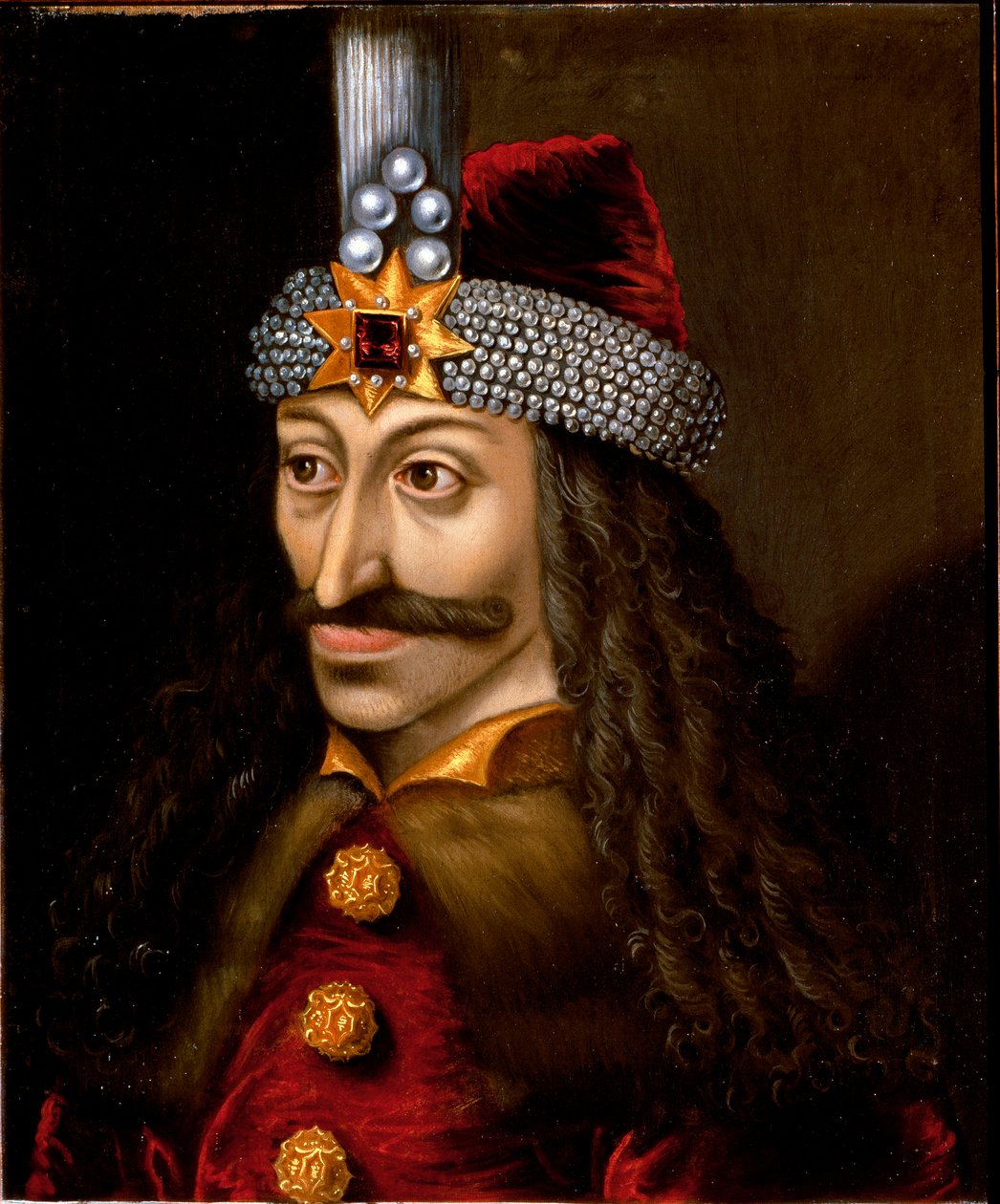 Portret van Vlad Tepes III de Spietser of Dracula door Unknown artist
