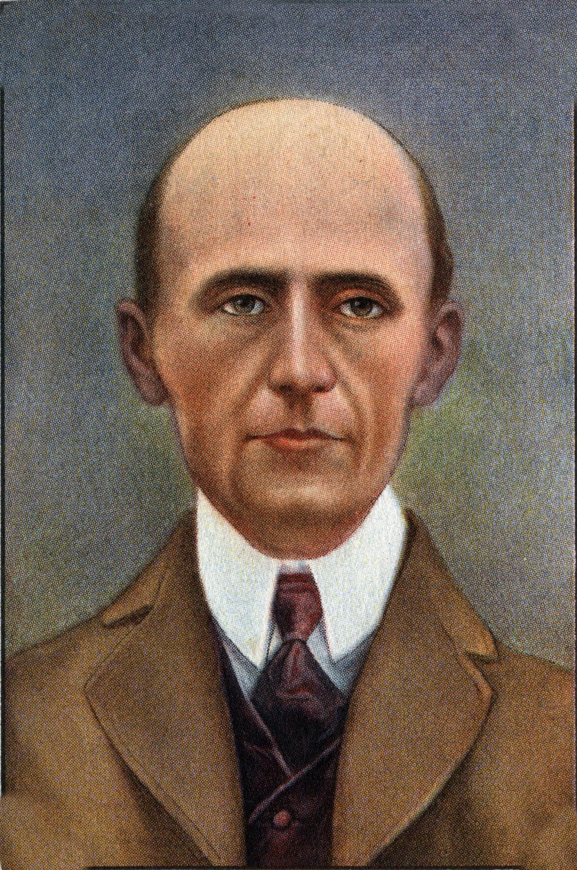 Portret van Wilbur Wright. door Unknown Artist