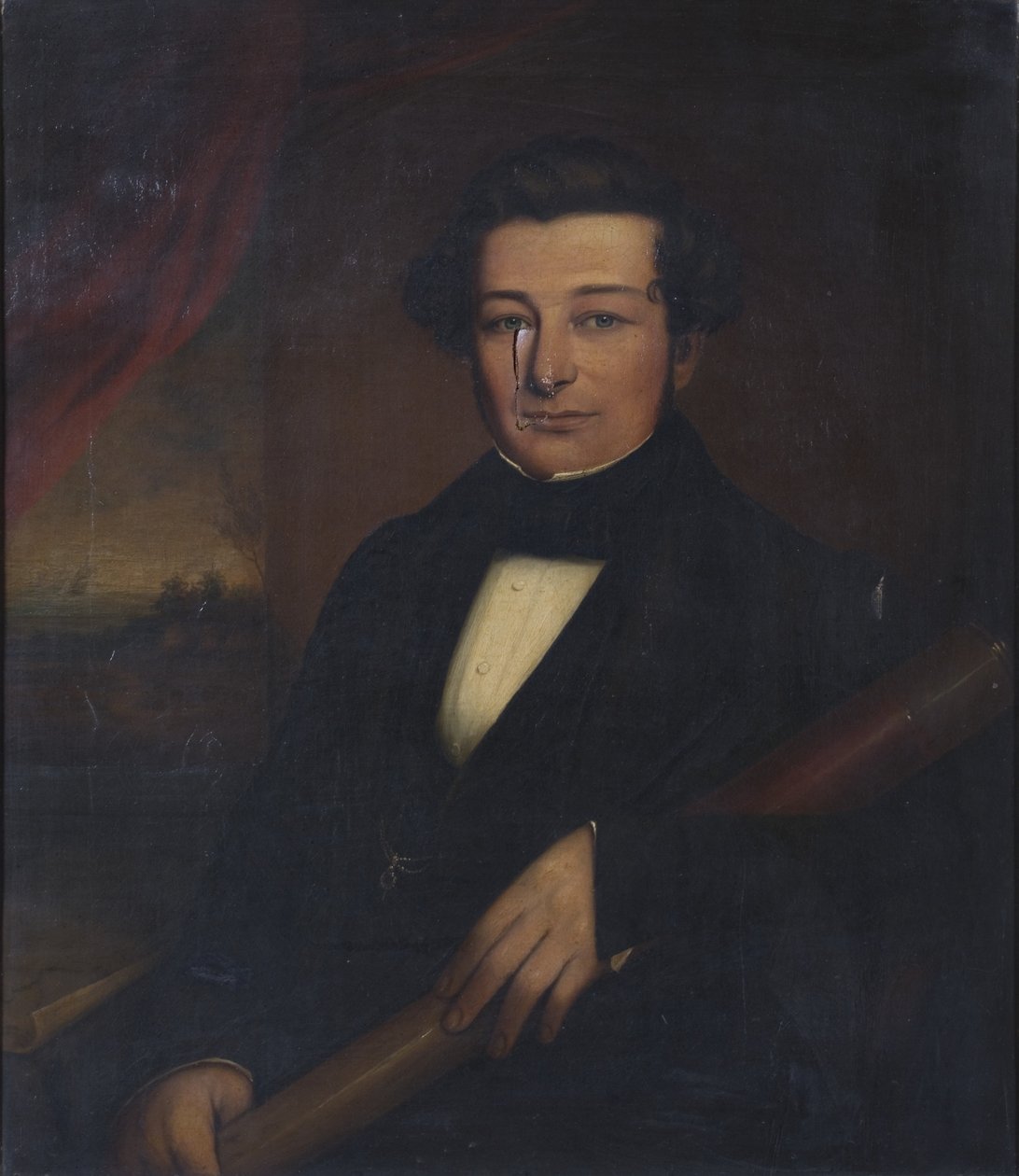 Portret van een jonge man door Unknown