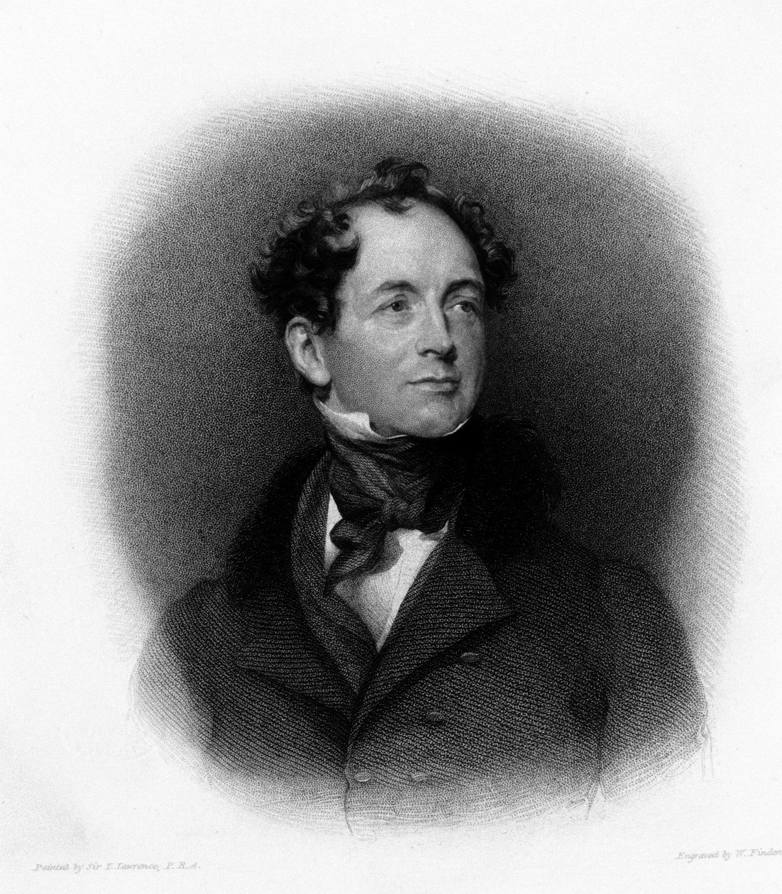 Portret van de Ierse dichter Thomas Moore door Unknown artist