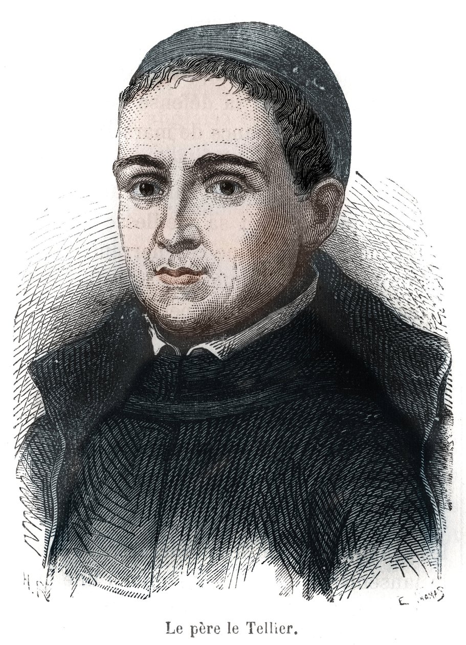 Portret van Pere Le Tellier door Unknown artist
