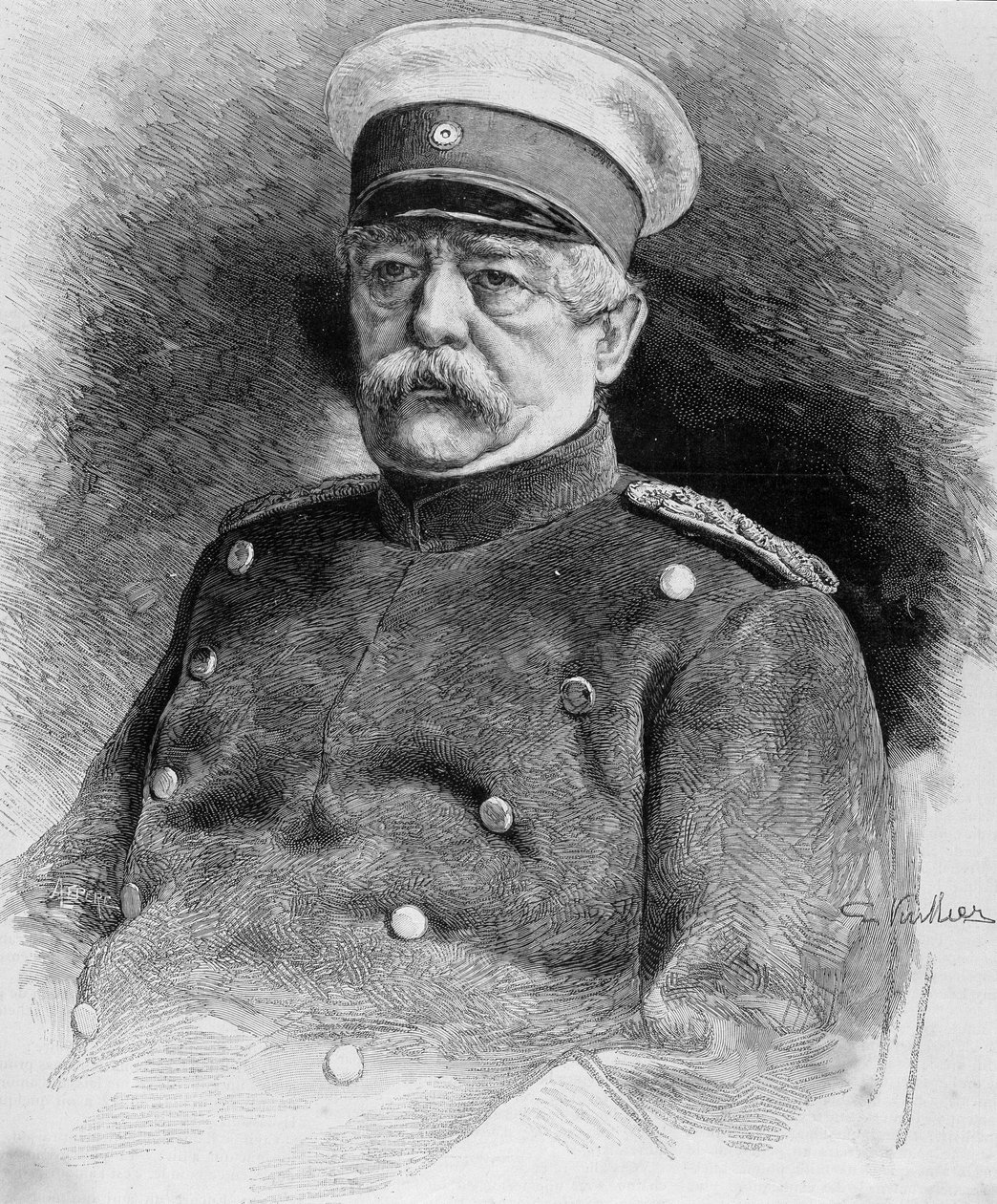 Portret van de Prins van Bismarck (1815 - 1898) door Unknown artist