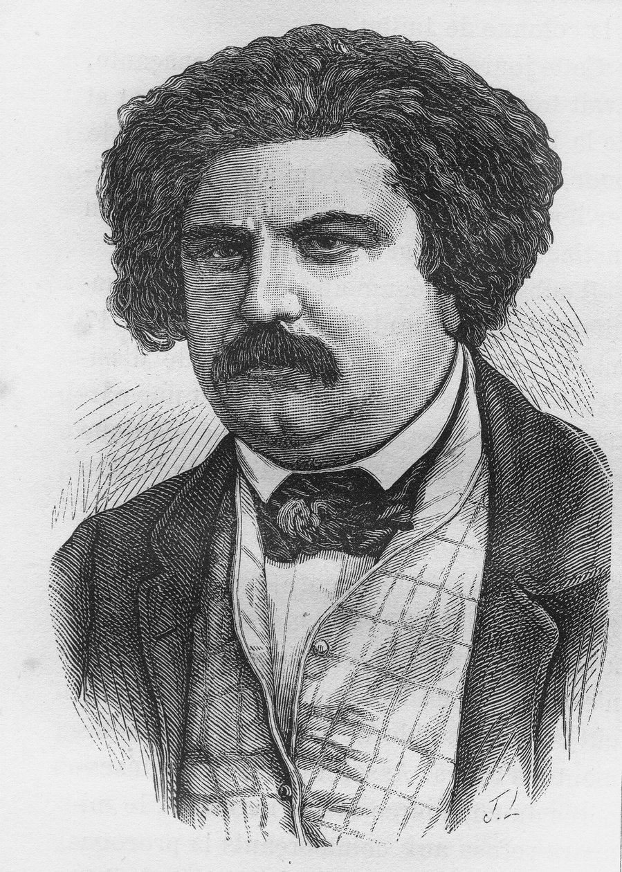 Portret van de Franse uitgever Pagnerre door Unknown artist