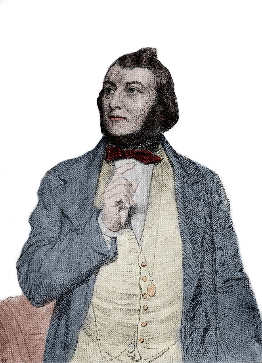 Portret van de dichter Jacques Boe, genaamd Jasmin (in het Occitaans Jacme Boer genaamd Gensemin of Jansemin). door Unknown artist