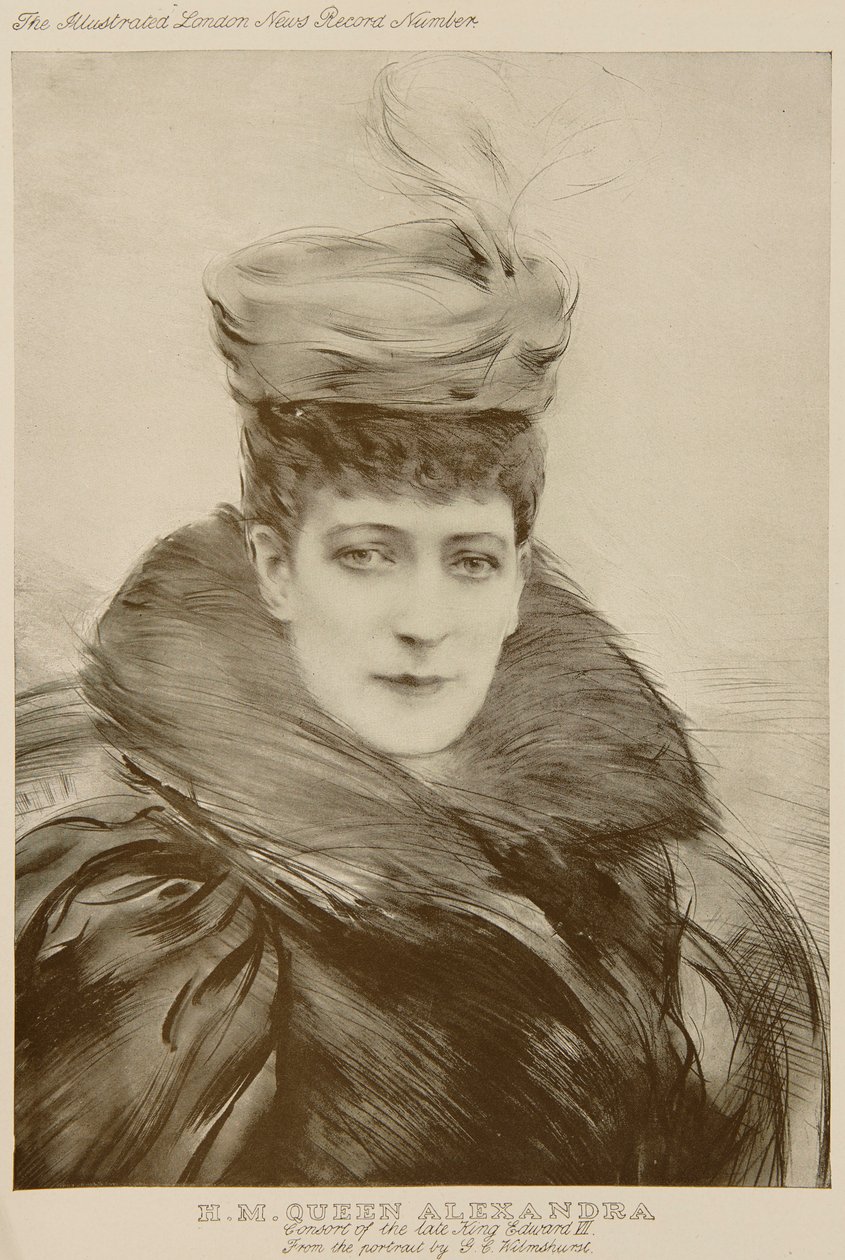 Koningin Alexandra, naar Wilmshurst door Unknown Artist