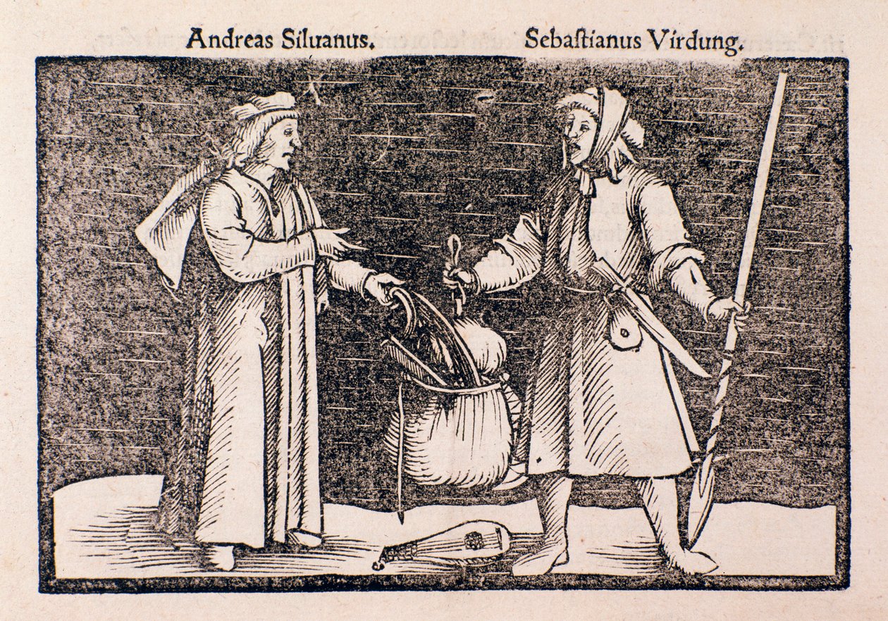 Voorstelling van Sebastian Virdung (gravure) door Unknown artist