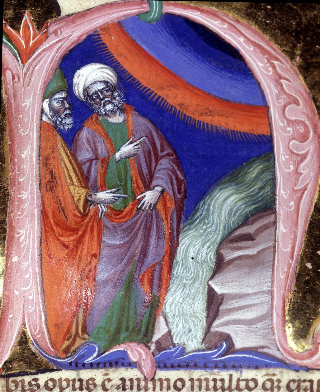 Voorstelling van Thales van Milete, wiskundige door Unknown artist
